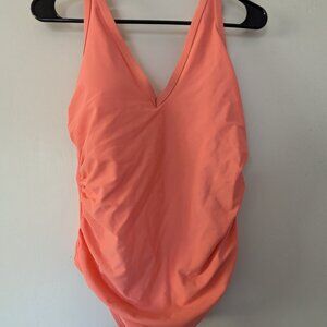 Coral one piece swimsuit NWOT 14W